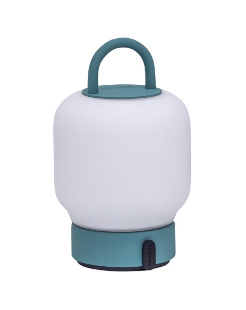 Lampe de table Loome bleue - 13x13x21 cm