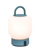 Lampe de table Loome bleue - 13x13x21 cm