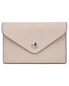 Portes-cartes en Cuir Miley blanc - 10x6.2 cm