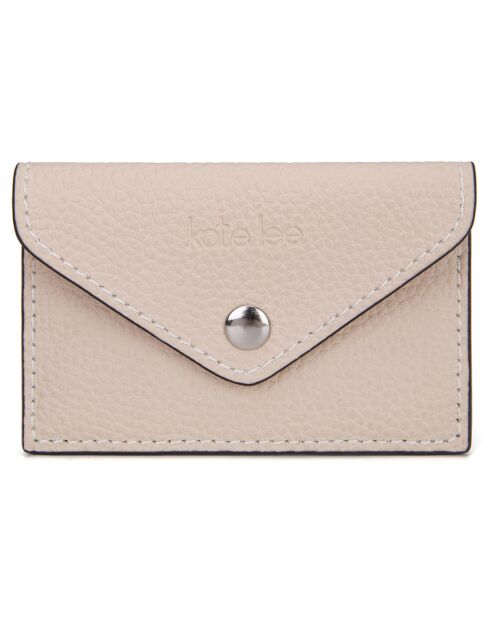 Portes-cartes en Cuir Miley blanc - 10x6.2 cm