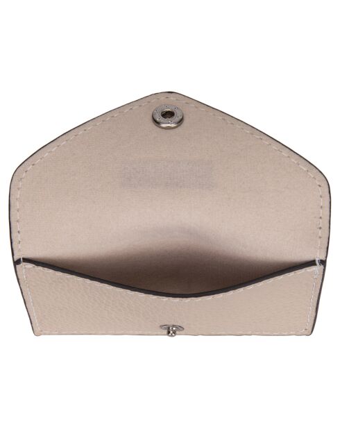 Portes-cartes en Cuir Miley blanc - 10x6.2 cm