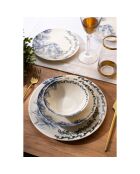 Service de table en Porcelaine - 24 pièces multicolore