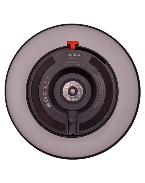 Lampe de table Sensa anthracite - 19x19x20 cm