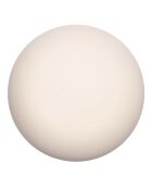 Lampe de table Sensa blanche - 19x19x20 cm