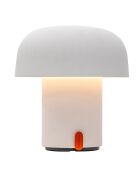 Lampe de table Sensa blanche - 19x19x20 cm