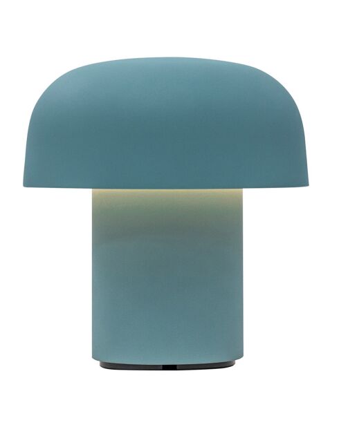 Lampe de table Sensa bleue - 19x19x20 cm