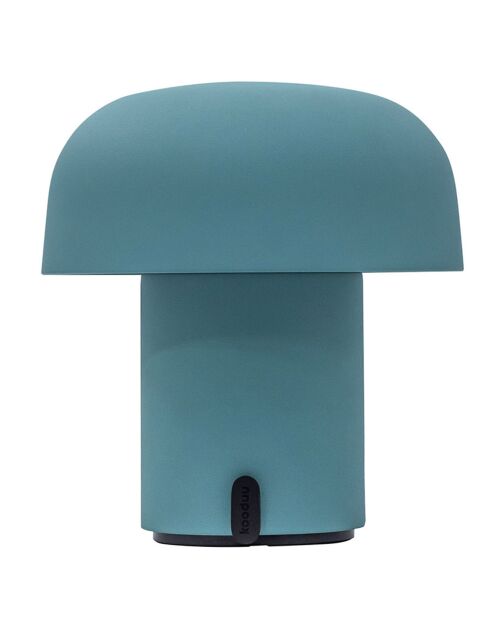 Lampe de table Sensa bleue - 19x19x20 cm
