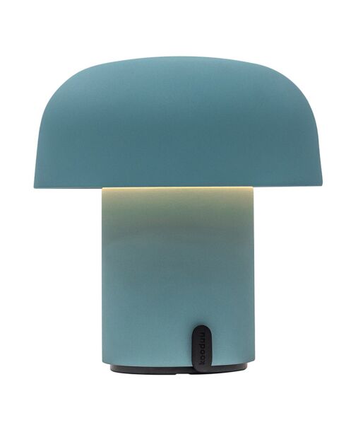 Lampe de table Sensa bleue - 19x19x20 cm