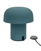 Lampe de table Sensa bleue - 19x19x20 cm