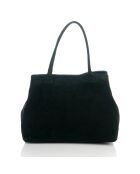 Sac à main en Cuir Olivo noir - 41x28x7 cm