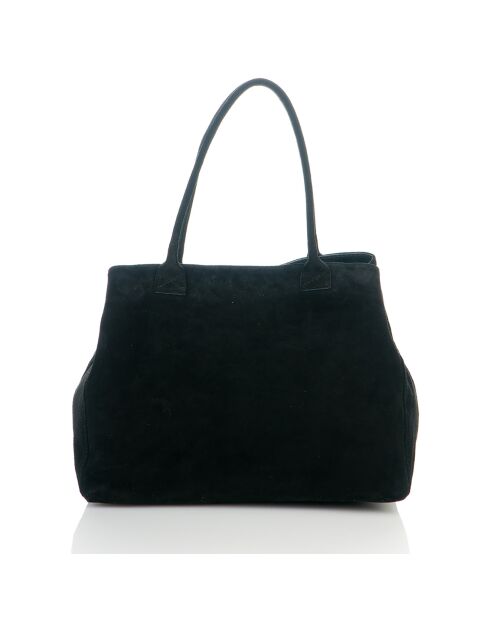 Sac à main en Cuir Olivo noir - 41x28x7 cm