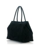 Sac à main en Cuir Olivo noir - 41x28x7 cm