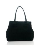 Sac à main en Cuir Olivo noir - 41x28x7 cm