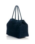 Sac à main en Cuir Olivo bleu - 41x28x7 cm