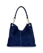 Sac à main en Cuir Lavanda bleu - 34x39x4 cm