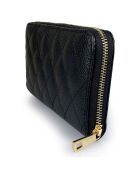 Portefeuille Tasso noir - 21x12x2 cm