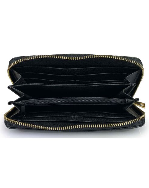 Portefeuille Tasso noir - 21x12x2 cm