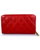 Portefeuille Tasso rouge - 21x12x2 cm