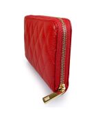 Portefeuille Tasso rouge - 21x12x2 cm