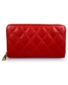 Portefeuille Tasso rouge - 21x12x2 cm