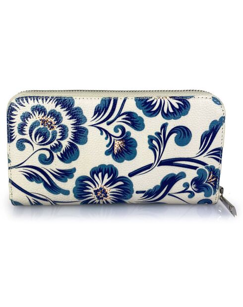 Portefeuille en Cuir Rovere bleu - 20x11x2 cm