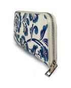 Portefeuille en Cuir Rovere bleu - 20x11x2 cm