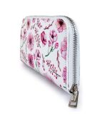 Portefeuille en Cuir Rovere fuchsia - 20x11x2 cm