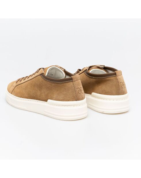 Sneakers en Cuir Oliver sable