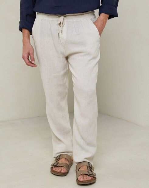 Pantaloni beige Leo