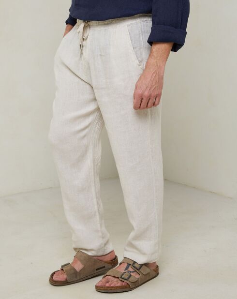 Pantaloni beige Leo