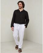 Pantalon Léo blanc