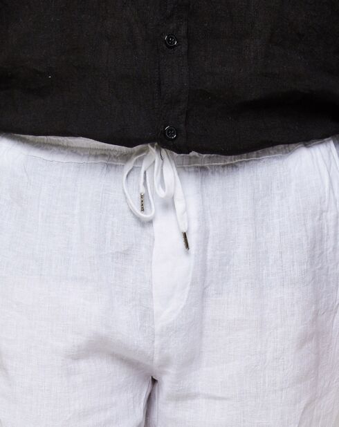 Pantalon Léo blanc