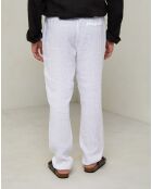 Pantalon Léo blanc