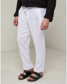 Pantalon Léo blanc