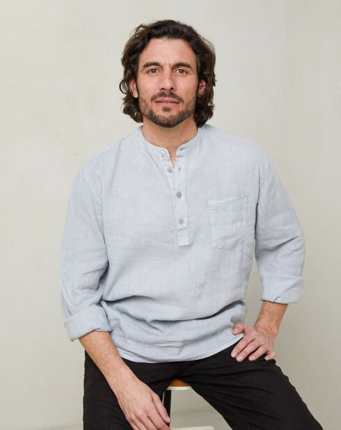 Lichtgrijze Clement tuniek