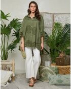 Chemise Jenna kaki