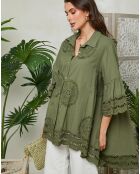 Chemise Jenna kaki
