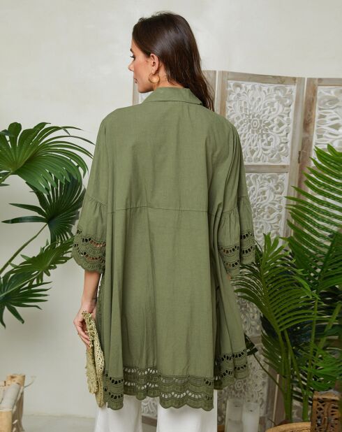 Chemise Jenna kaki