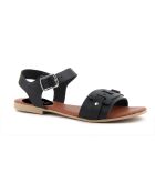 Sandales en Cuir Anaïs noires