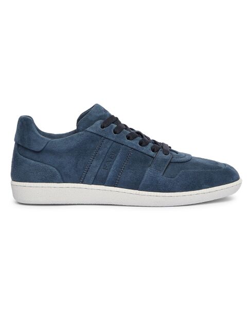 Sneakers en Cuir William bleu marine