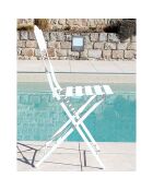 Ensemble repas verone table + 4 chaises verone blanc