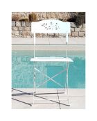 Ensemble repas verone table + 4 chaises verone blanc