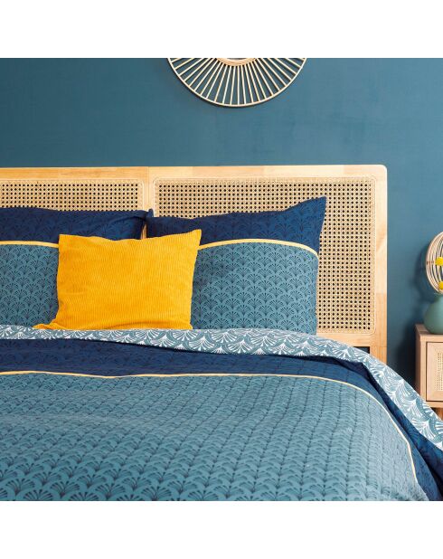 Parure housse de couette Jade verte