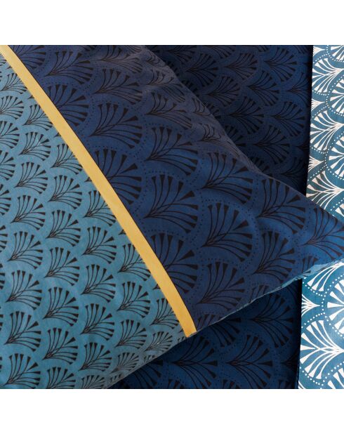 Parure housse de couette Jade verte