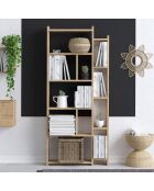 Bibliothèque Momo chêne - 65x150x15 cm