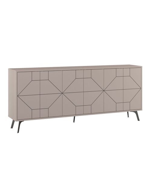 Buffet Dune moka - 184x77.4x35 cm