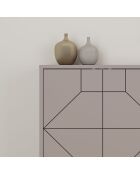 Buffet Dune moka - 184x77.4x35 cm