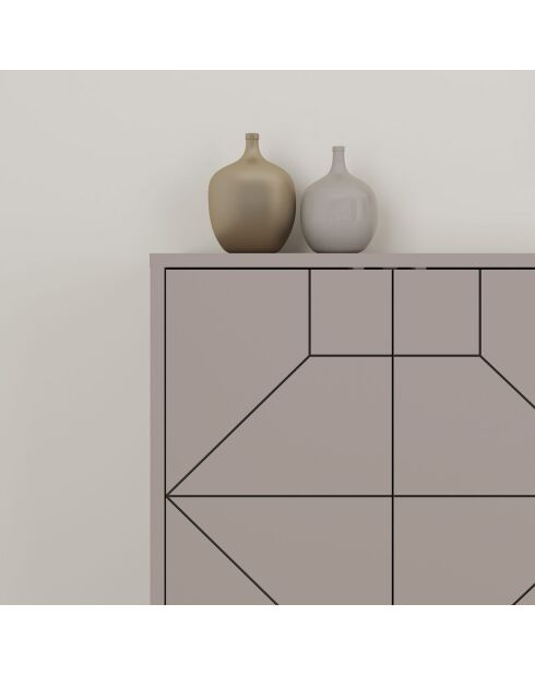 Buffet Dune moka - 184x77.4x35 cm