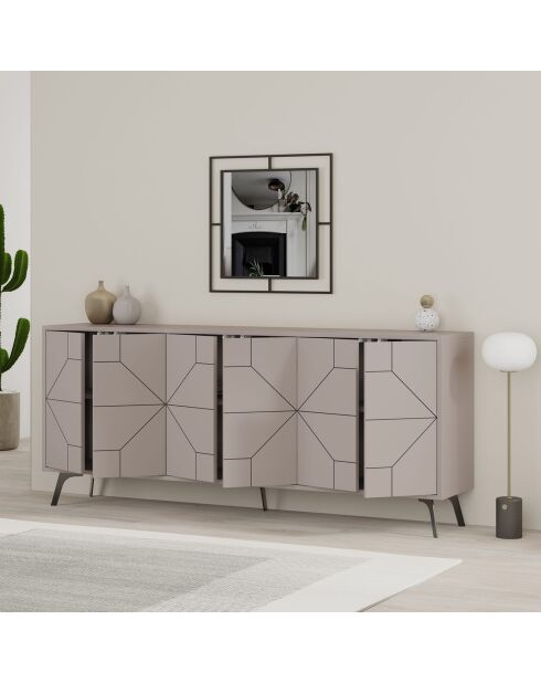 Buffet Dune moka - 184x77.4x35 cm