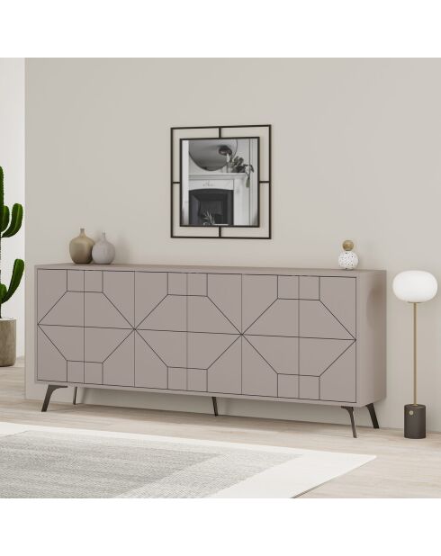 Buffet Dune moka - 184x77.4x35 cm